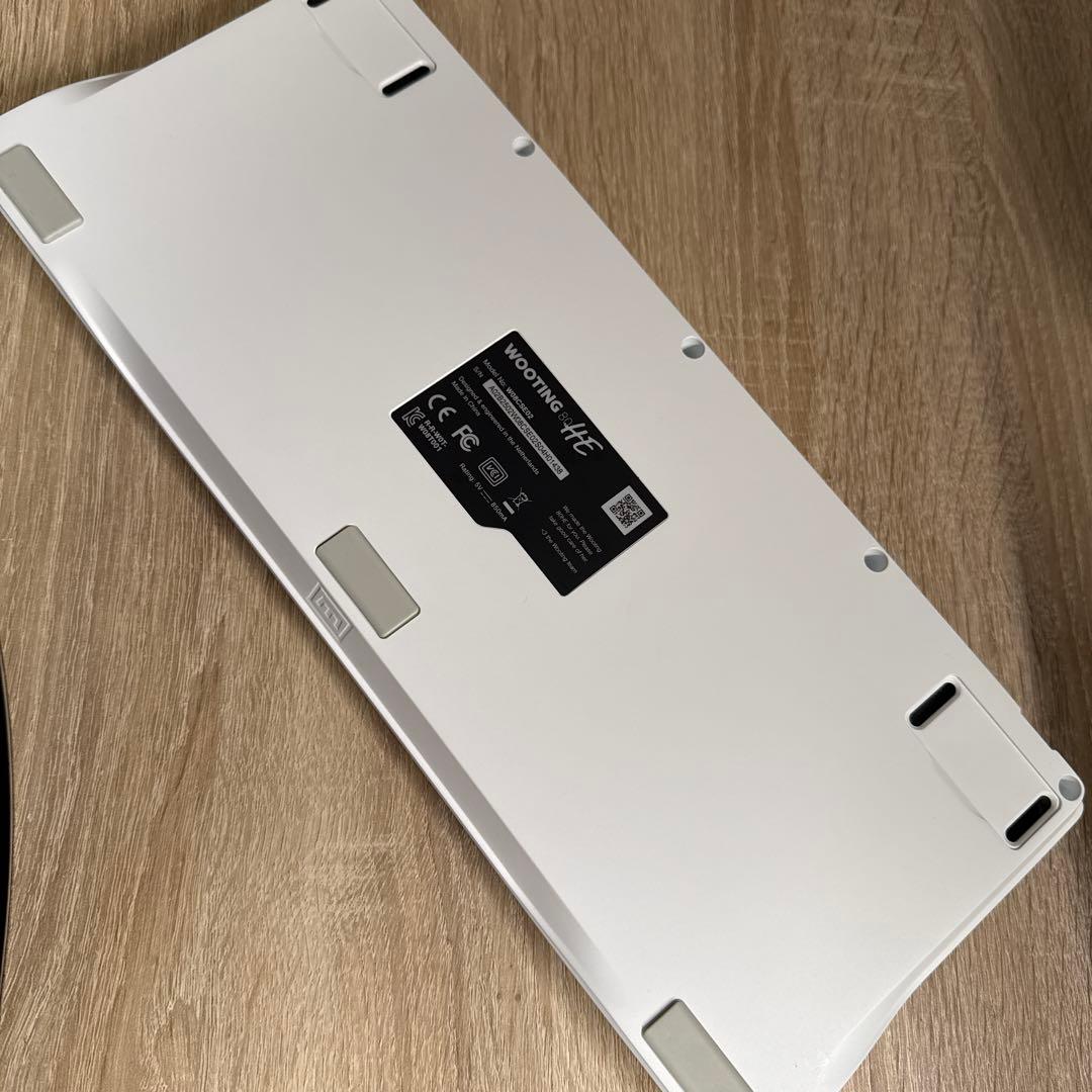 キーボード Wooting80HE ZincAlloy Just White v2