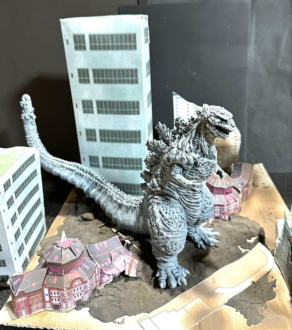 ムービーモンスター シンゴジラ形態変化重塗装3体セット、カード付き