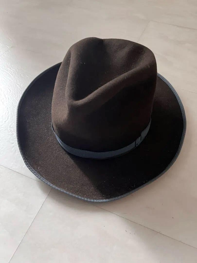 to5: Borsalino 兎の毛100% ダークブラウン