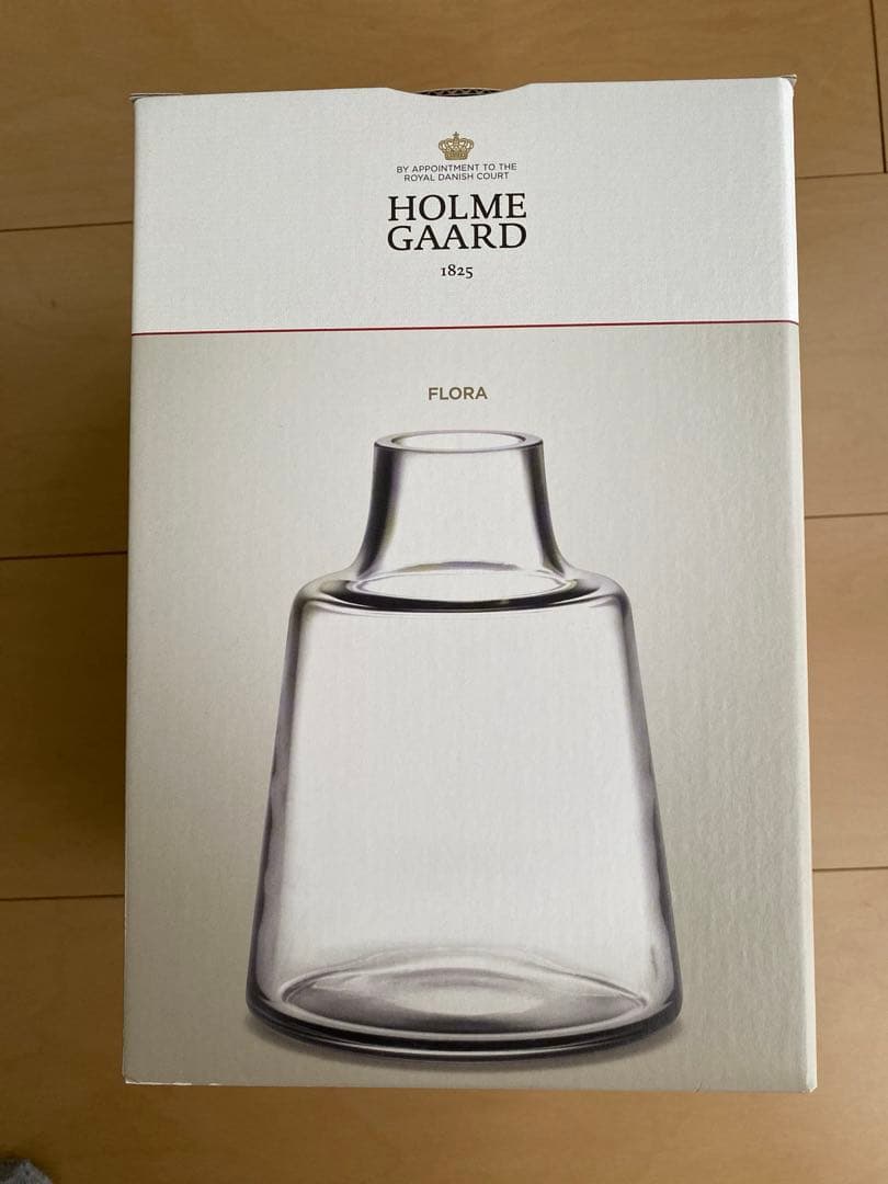 ①ホルムガード★フローラ 24cm クリア 1点＊short花瓶　フラワーベース