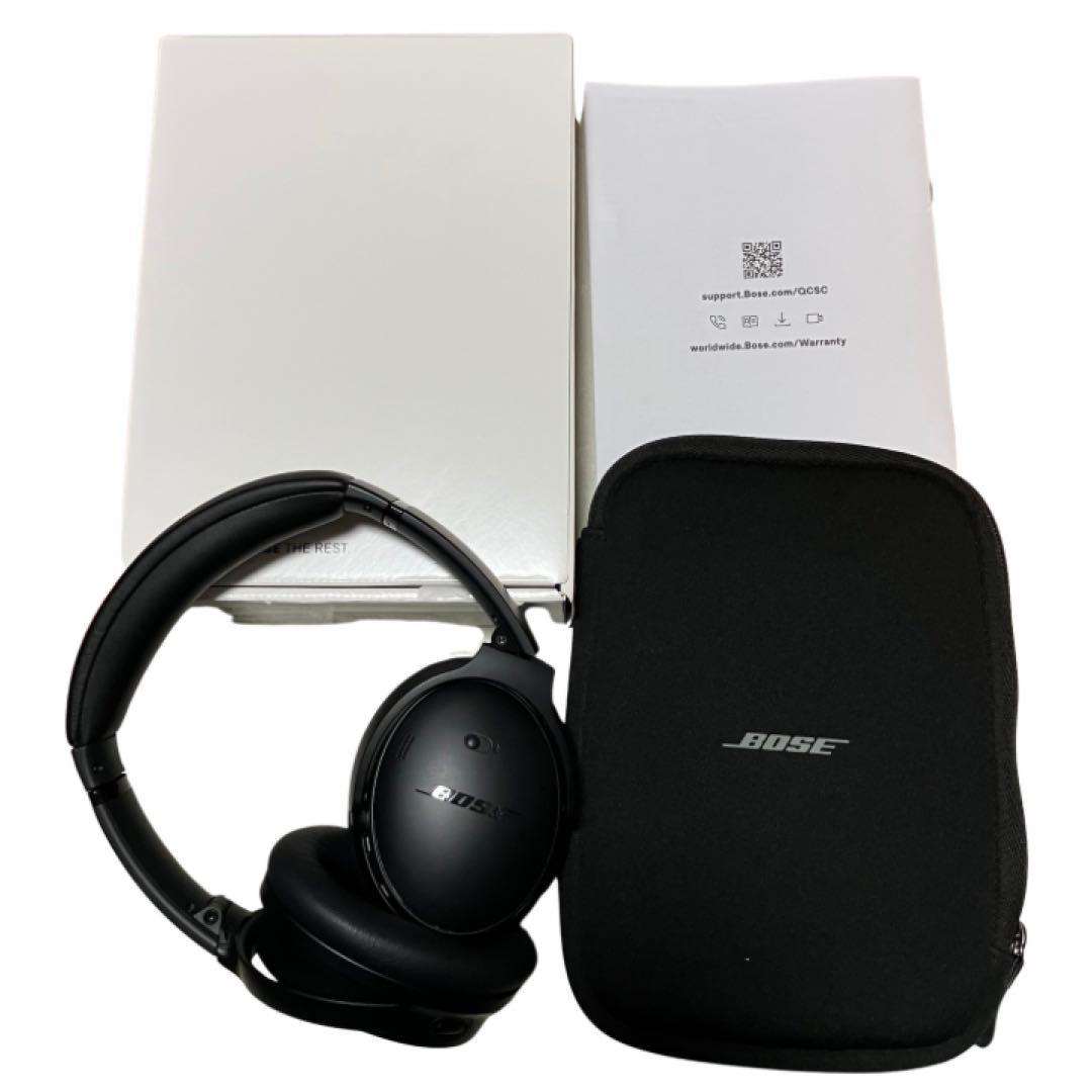美品　Bose QuietComfort SC ワイヤレスヘッドホン　ブラック
