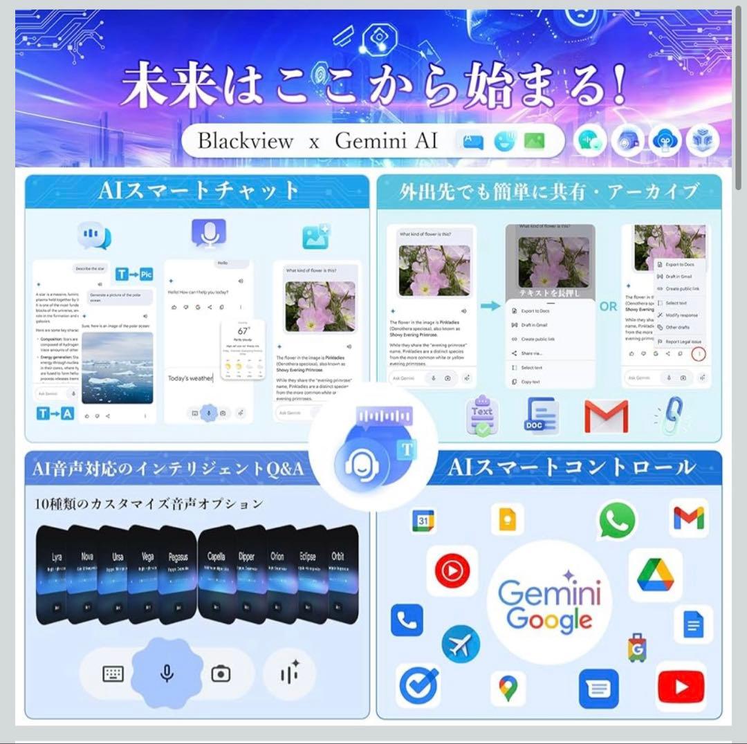 Blackview MEGA2 アンドロイド15タブレット 12インチ