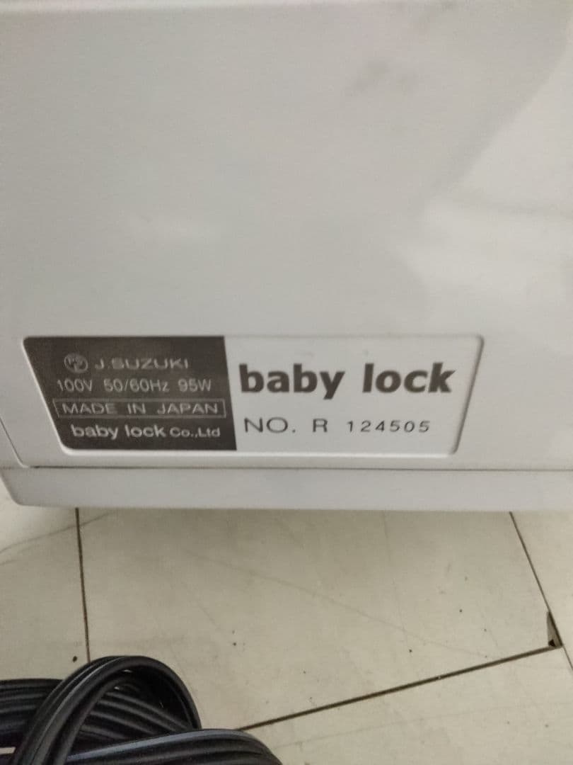 baby lock 糸取物語 BLS-2A ロックミシン フットペダル付き