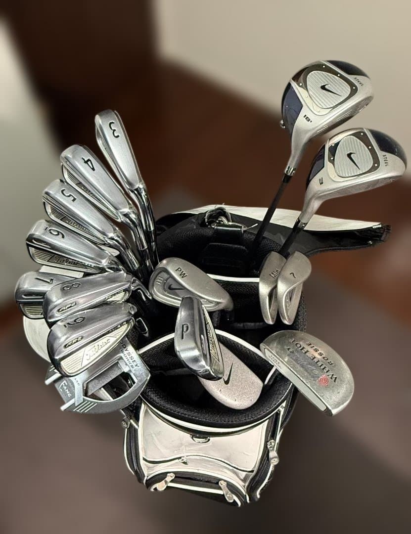 タイトリストAP2 アイアンセット　Nikeレディースセット　パター、バッグ付