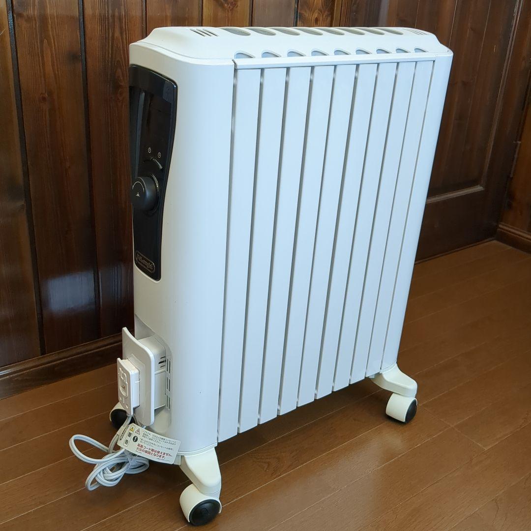 【美品】デロンギ ユニカルド オイルヒーター 白+黒 RHJ65LO915