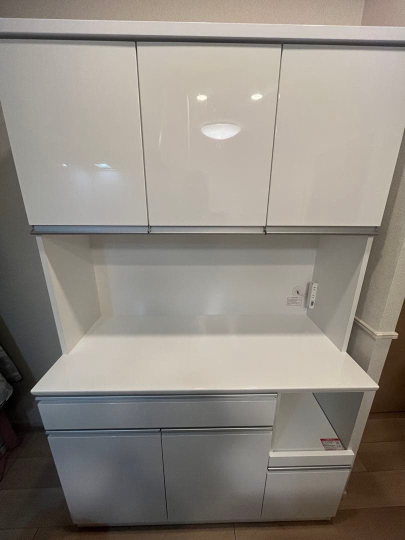 キッチンボード　レジューム120-2TF-H WH【ぴぴちゃん専用】直接引き渡し