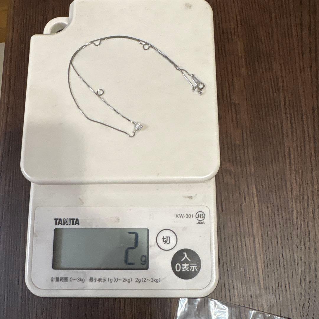 ハート型ダイヤネックレス