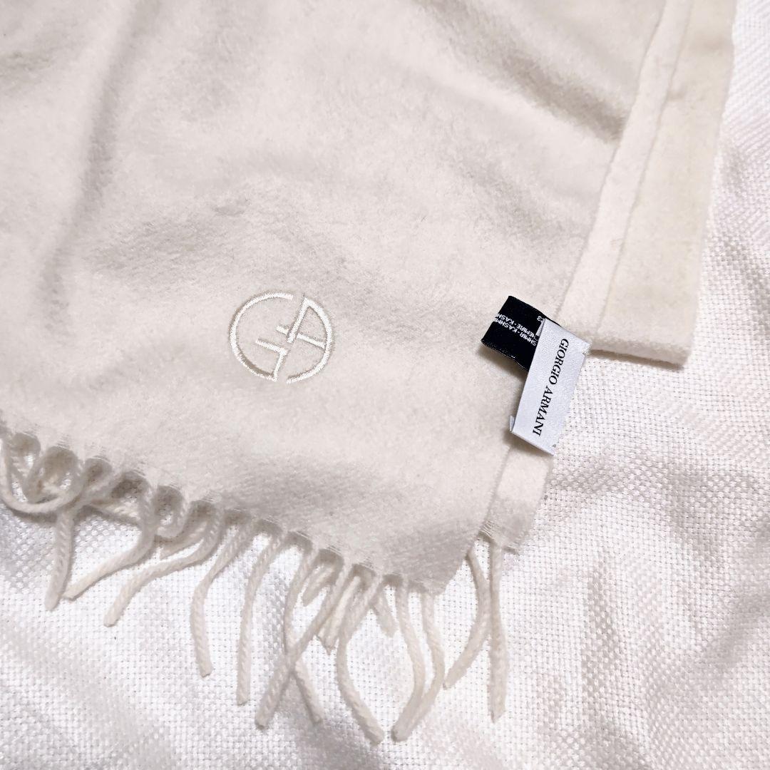 ジョルジオアルマーニGIORGIOARMANIカシミヤ100%ストールマフラー