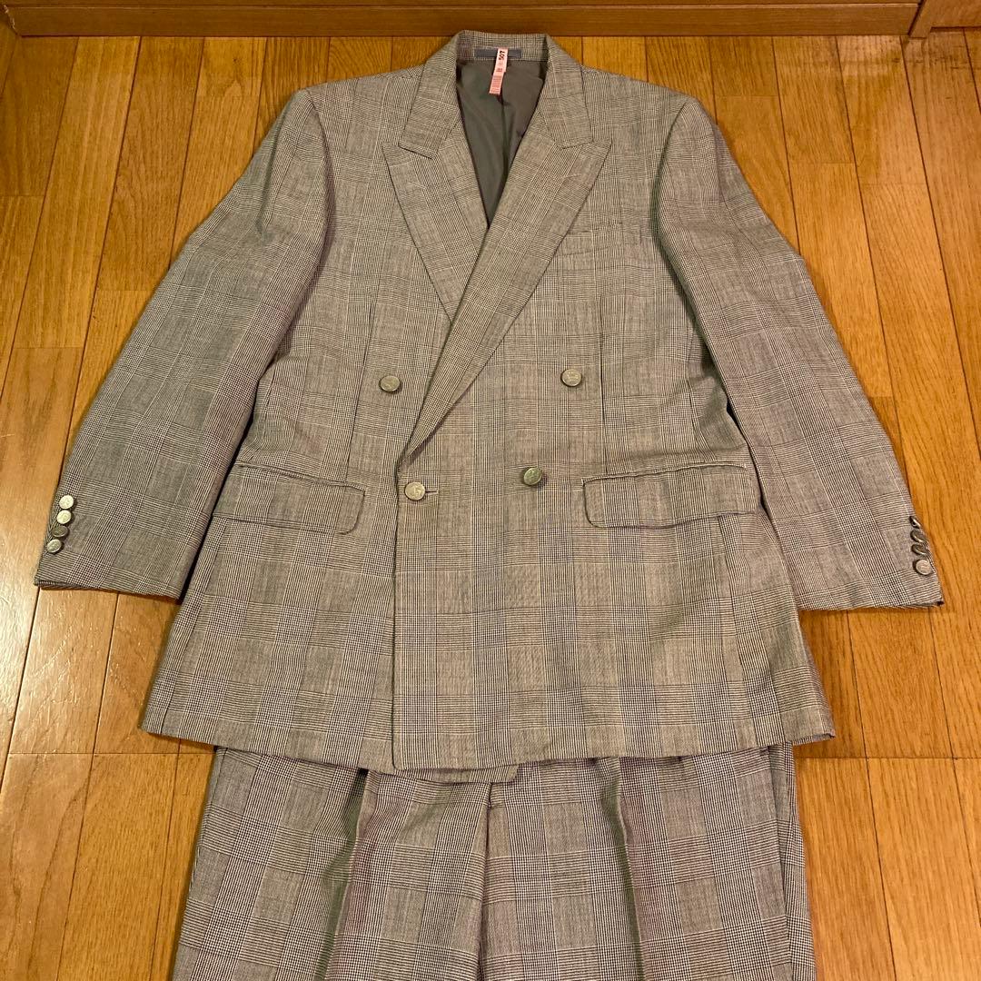 90s OLD Burberry オールドバーバリー スーツ セットアップ XL