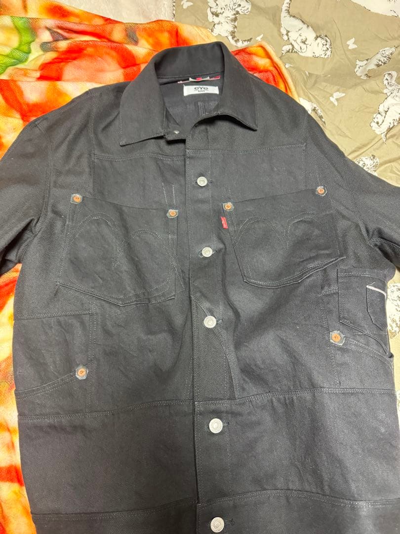 ジュンヤワタナベ　ギャルソン　Levi's ブラック デニムジャケット