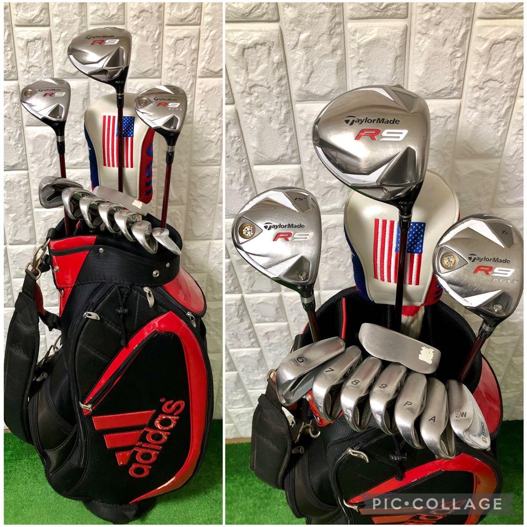 初心者おすすめ☆メンズ ゴルフクラブセット☆テーラーメイド☆キャディバッグ付