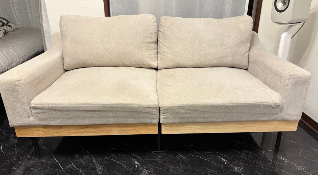 RASIK SMUK スムクソファ 2.5人掛け アイボリー