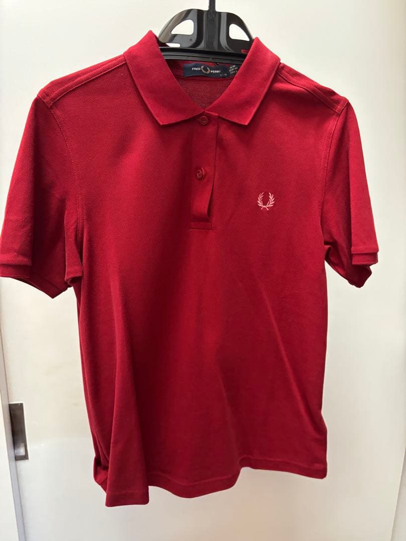 【ゆい】フレッドペリー 半袖ポロシャツ 赤