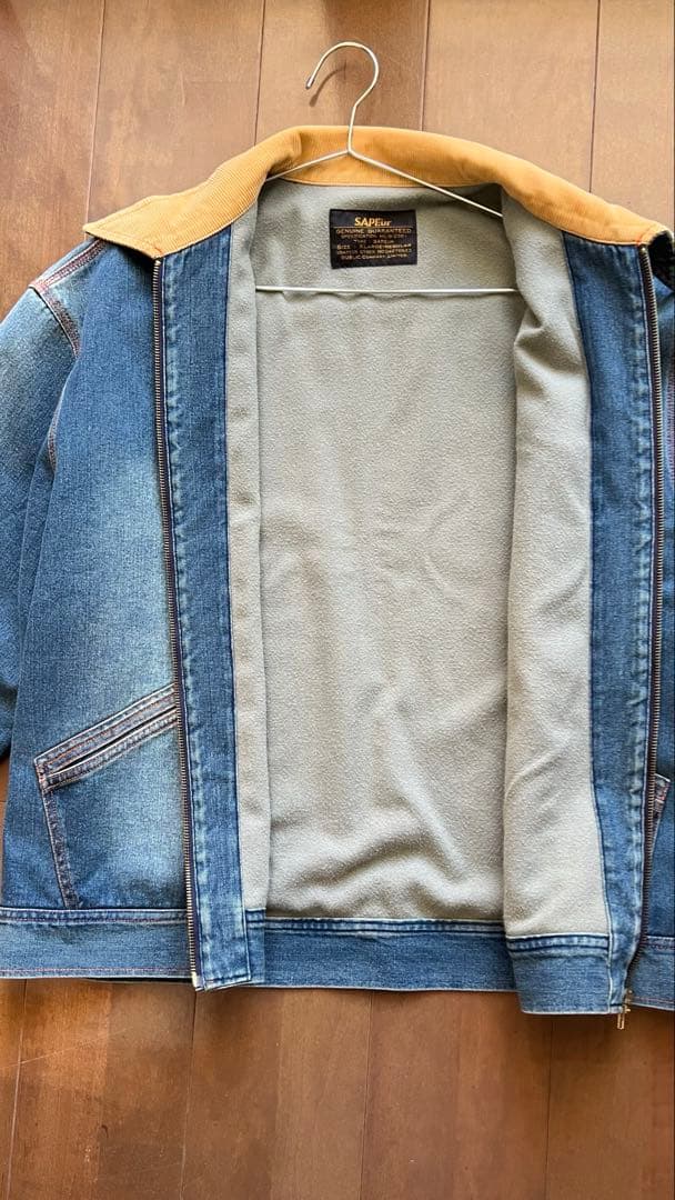 サプール SAPEur デニム　ジップアップ　ジャケット　未使用品