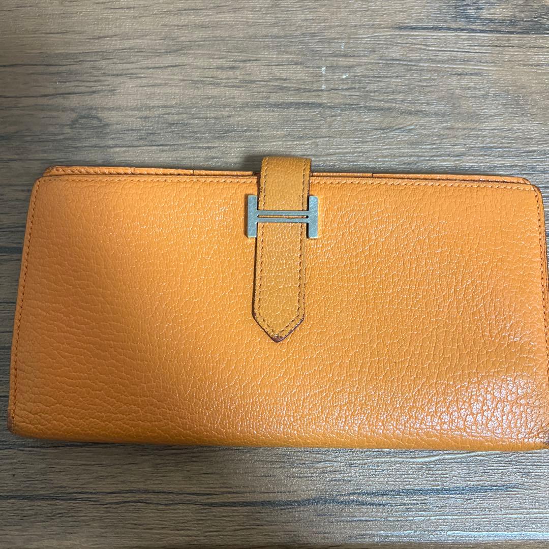 き*き様 エルメス　ベアンスフレ　オレンジ