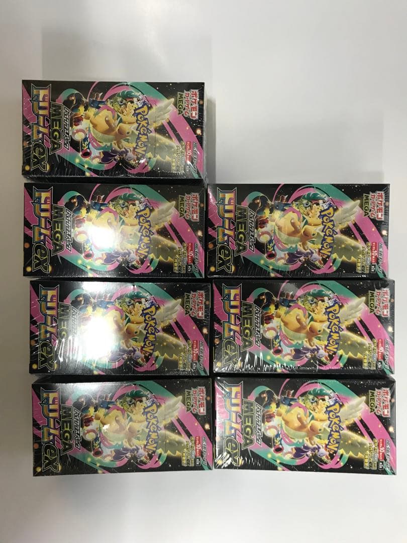ポケモンカード　MEGAドリームex 7box新品未開封シュリンク付き