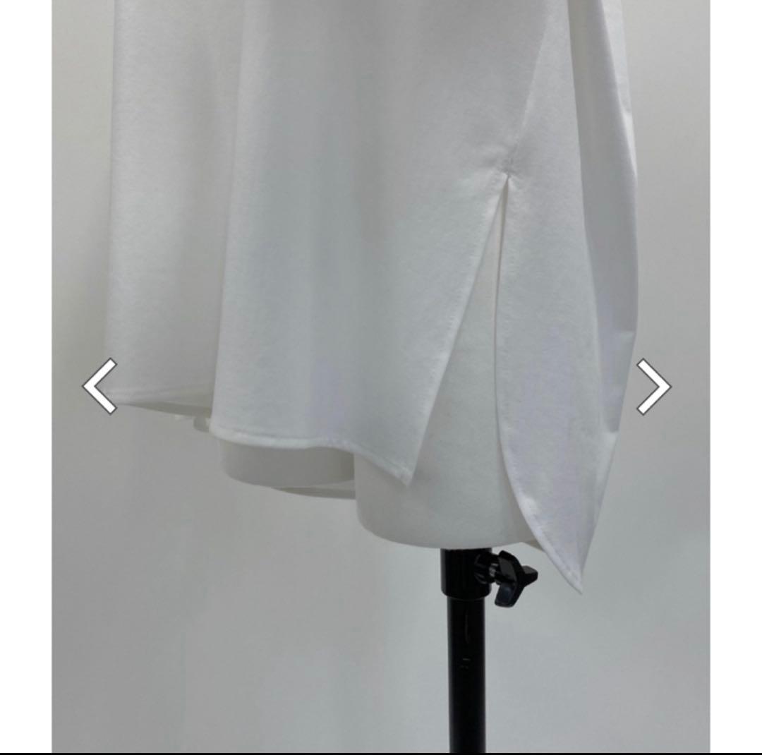 LOHEN カーブスリーブロングTシャツ　ホワイト　Free size 未使用品