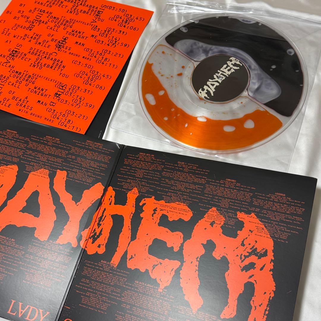 新品 Lady Gaga MAYHEM BAD WORLD盤 液体入り 2LP