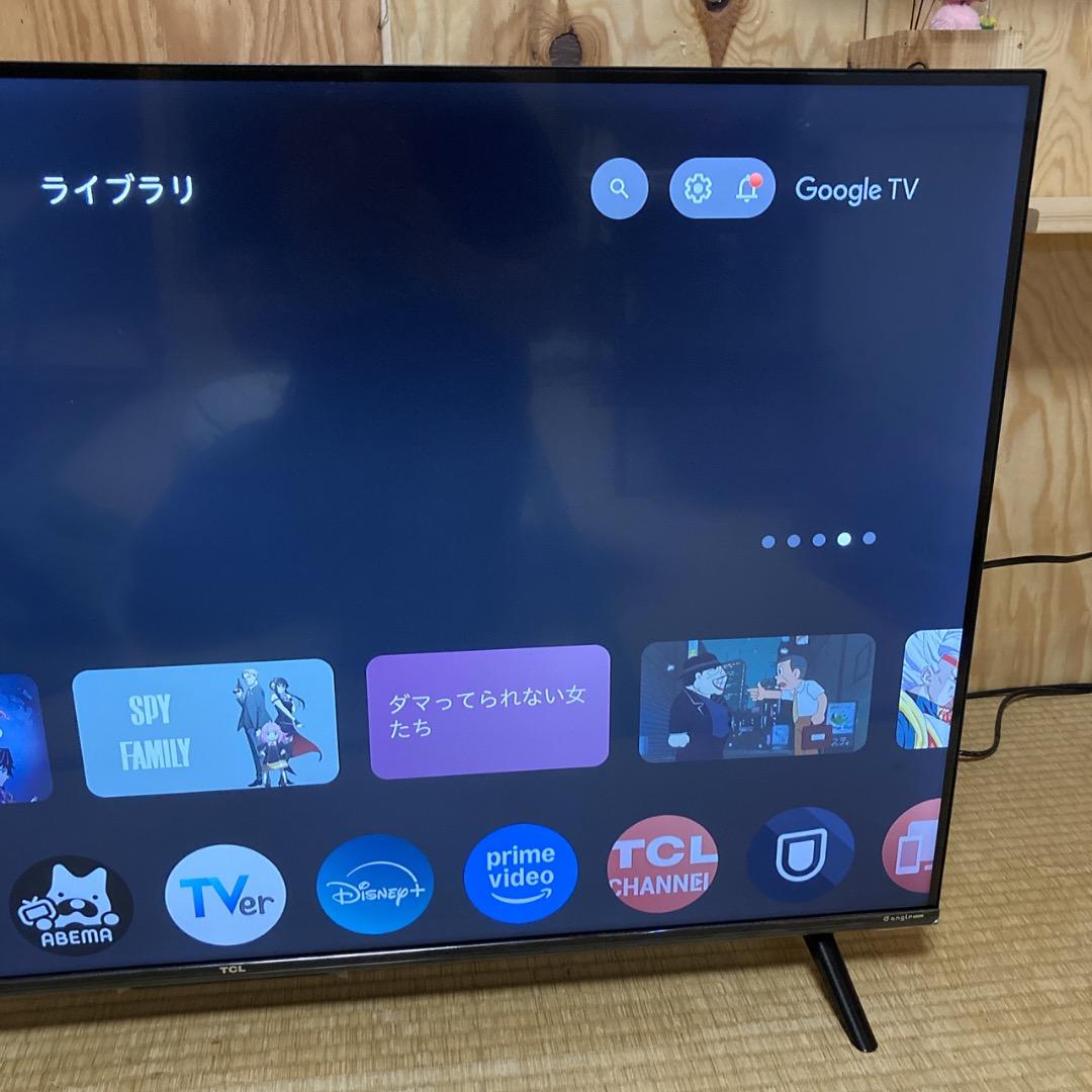 【お値下げOK】2023年製の美品！TCL チューナーレステレビ 43インチ