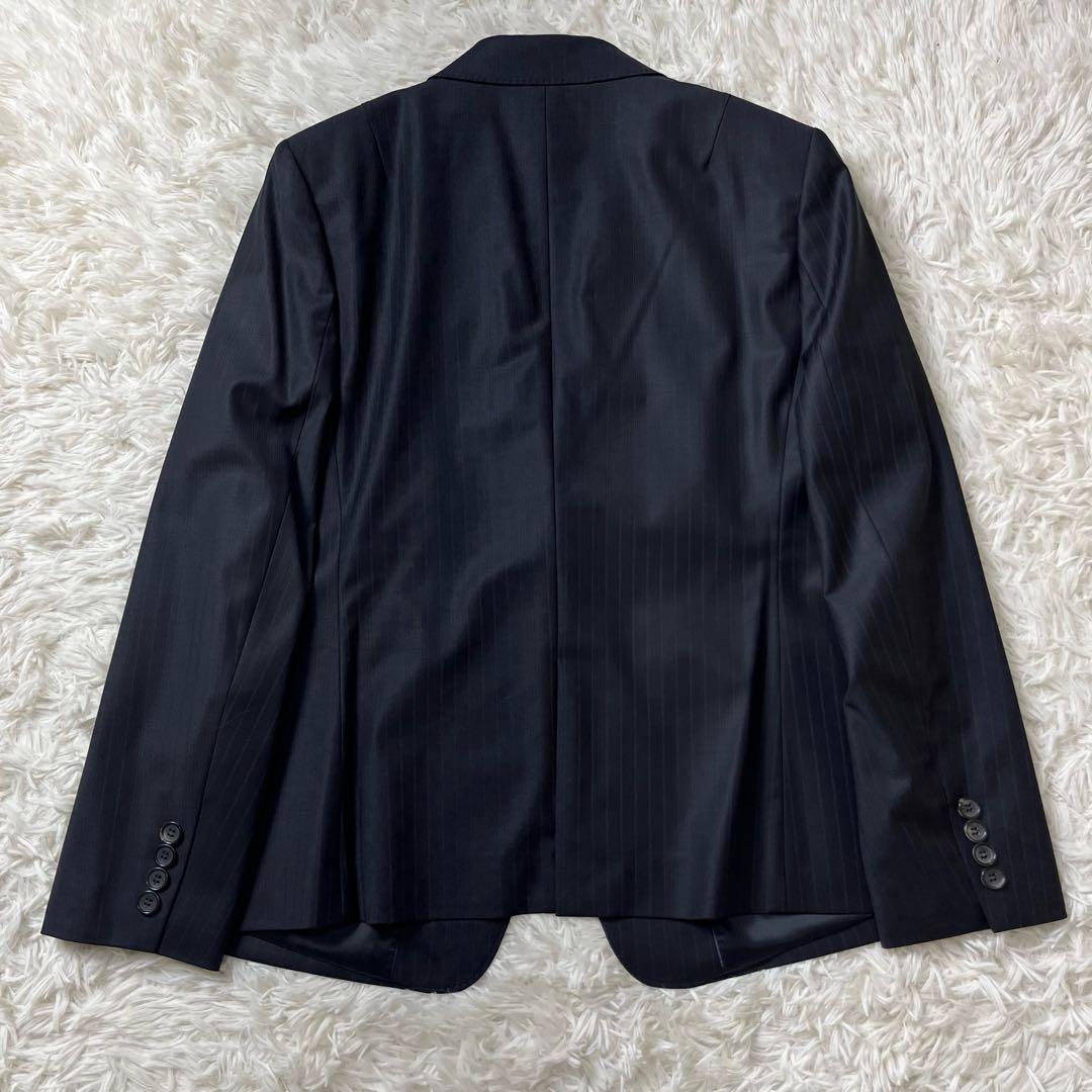 美品　23区　セットアップ　スーツ　スカート　大きいサイズ　44　ストライプ