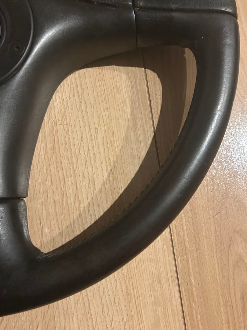 【当時物】NARDI ナルディ ウッドレザーコンビステアリング FET刻印あり