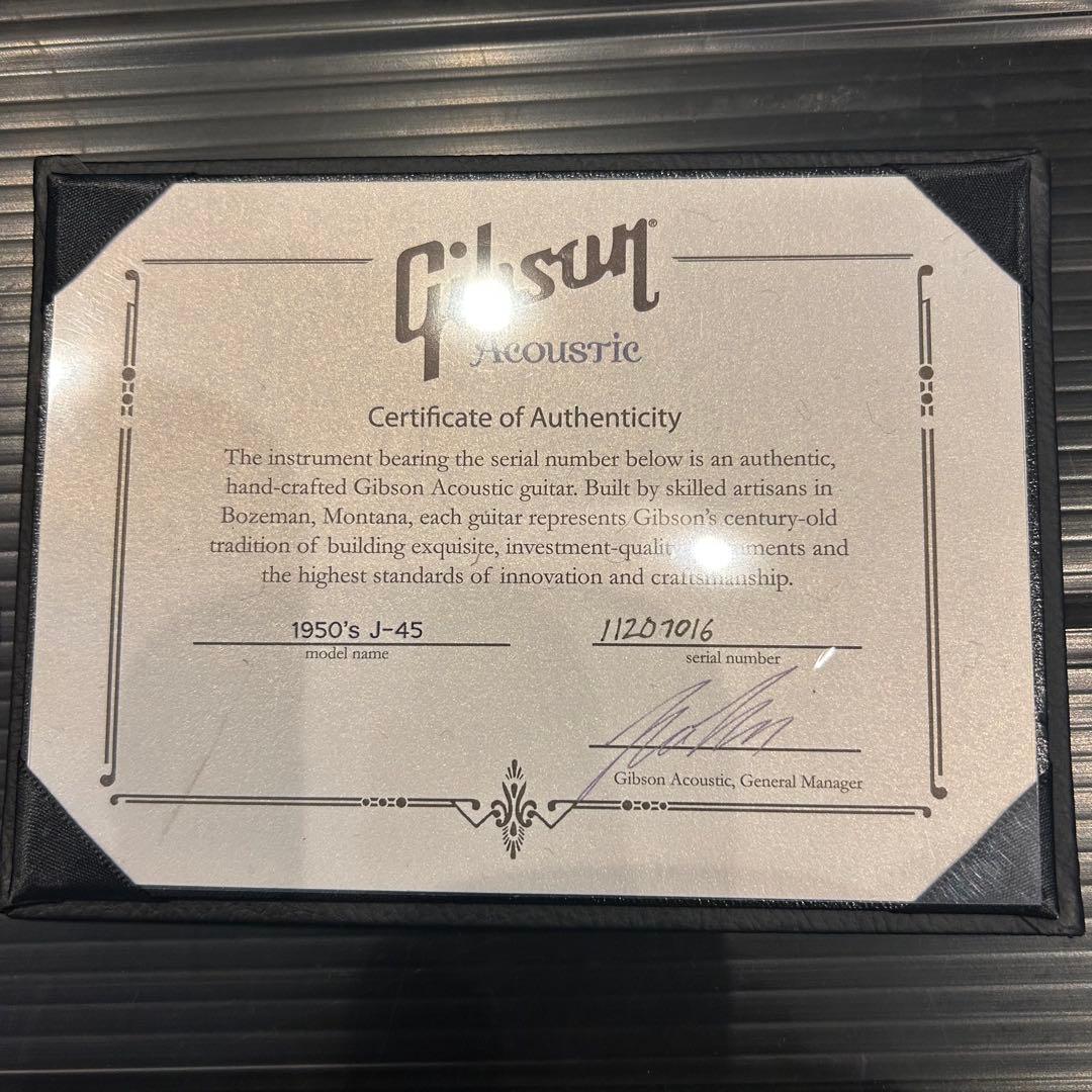 2017年製 ギブソン カスタムショップJ-45 50’s