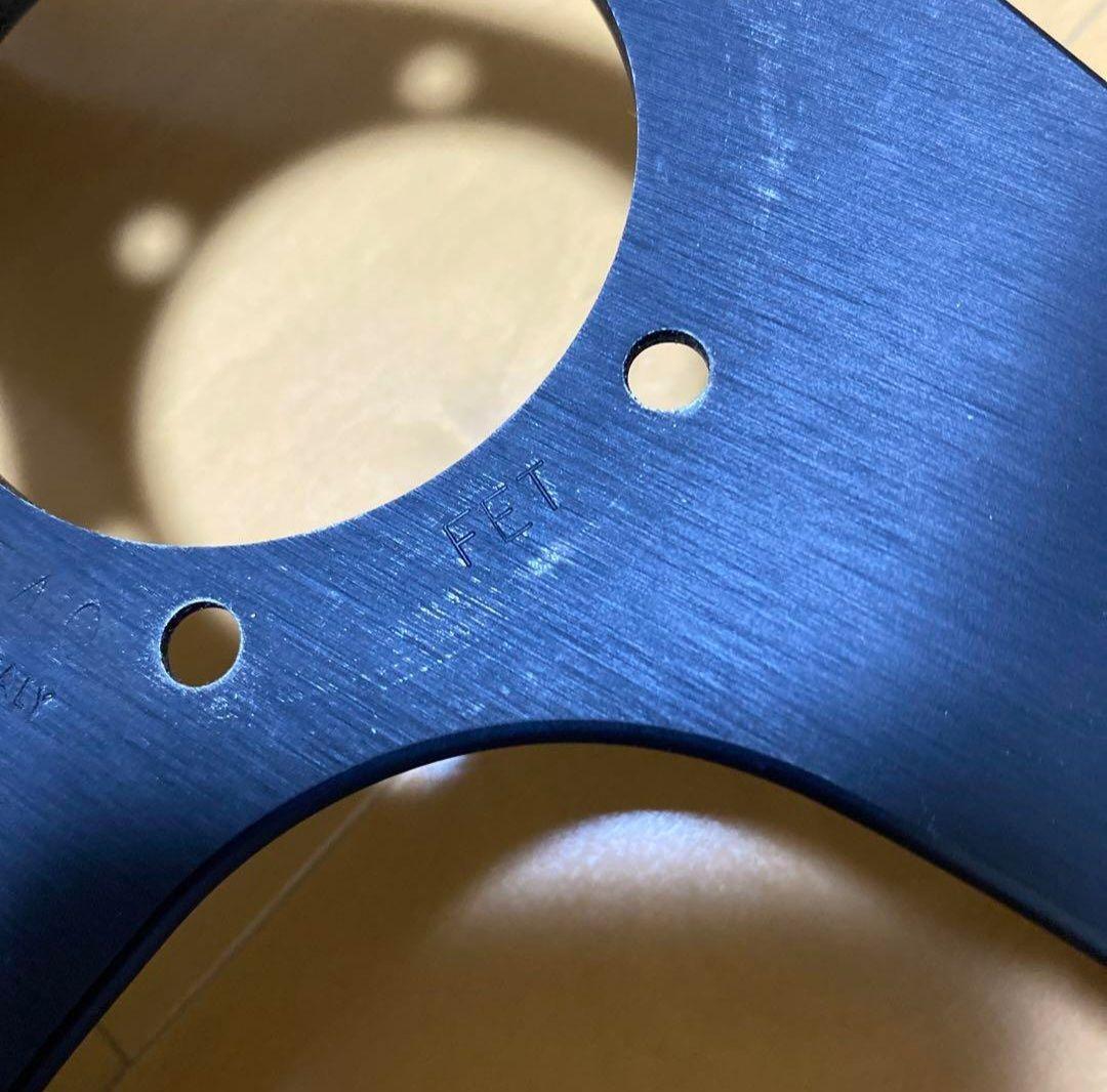 NARDI ステアリングホイール 黒/赤