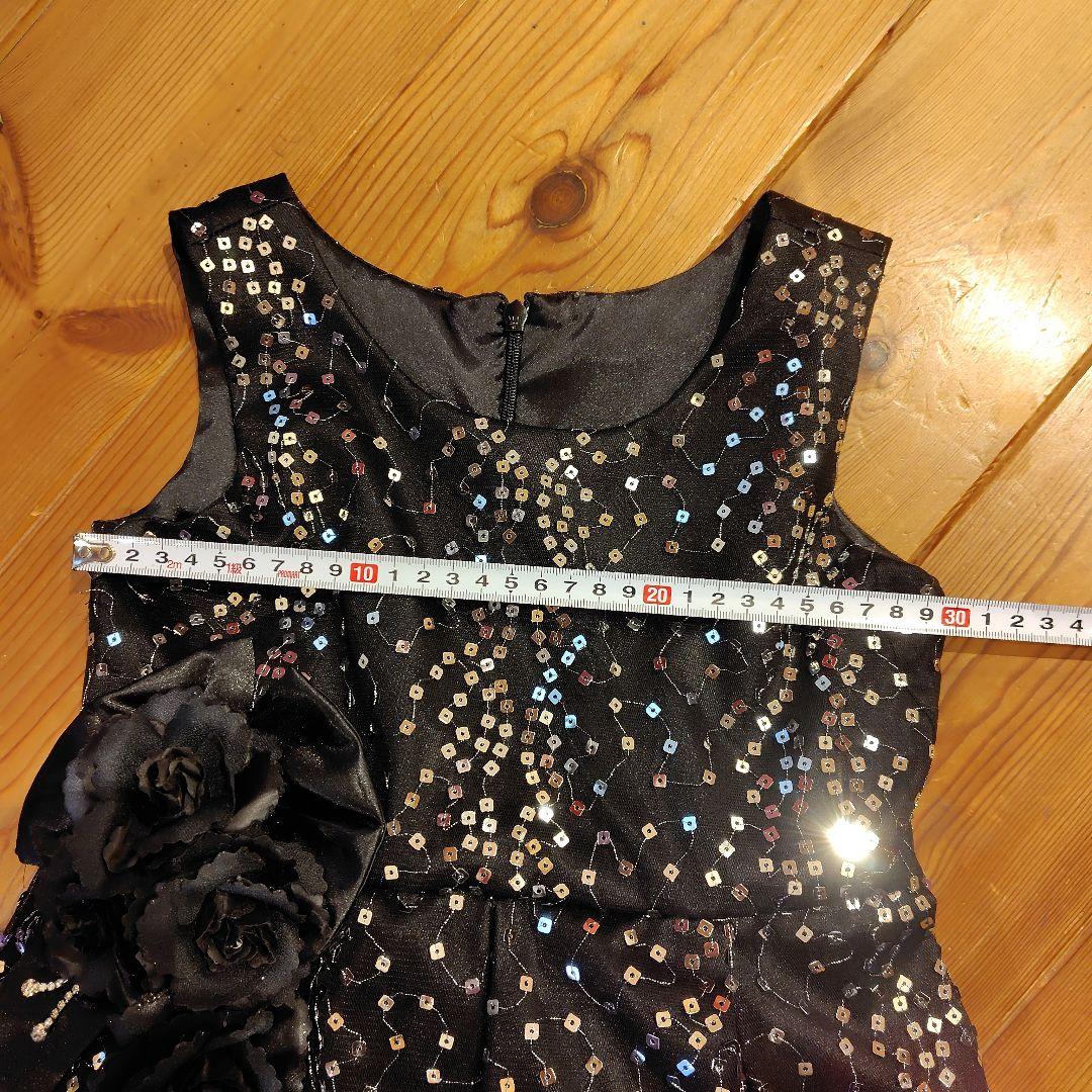 120cm　豪華♡スパンコールが上品に輝くドレス