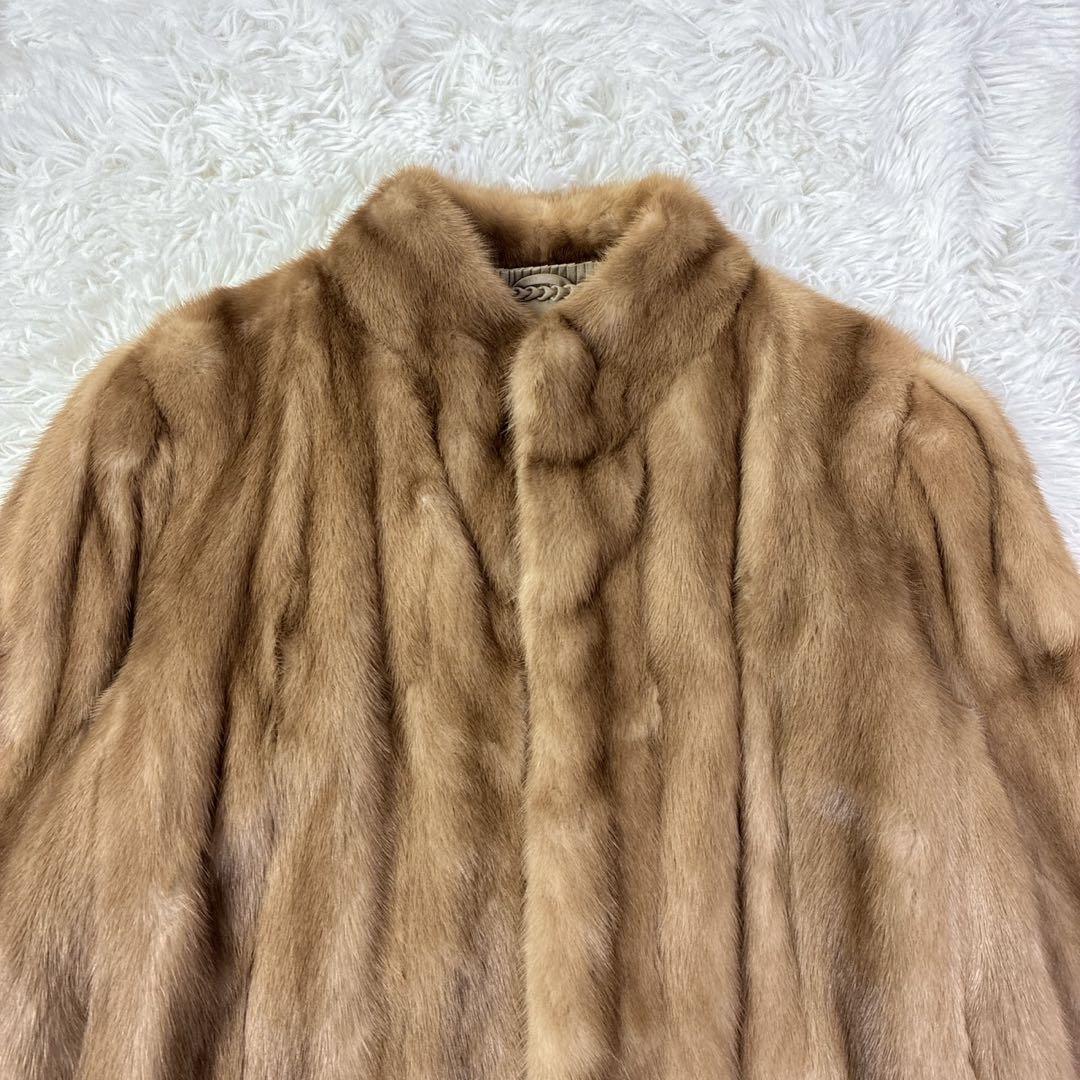 SAGA MINKサガミンク　ミンクファーコート　銀タグ　高級　Lサイズ