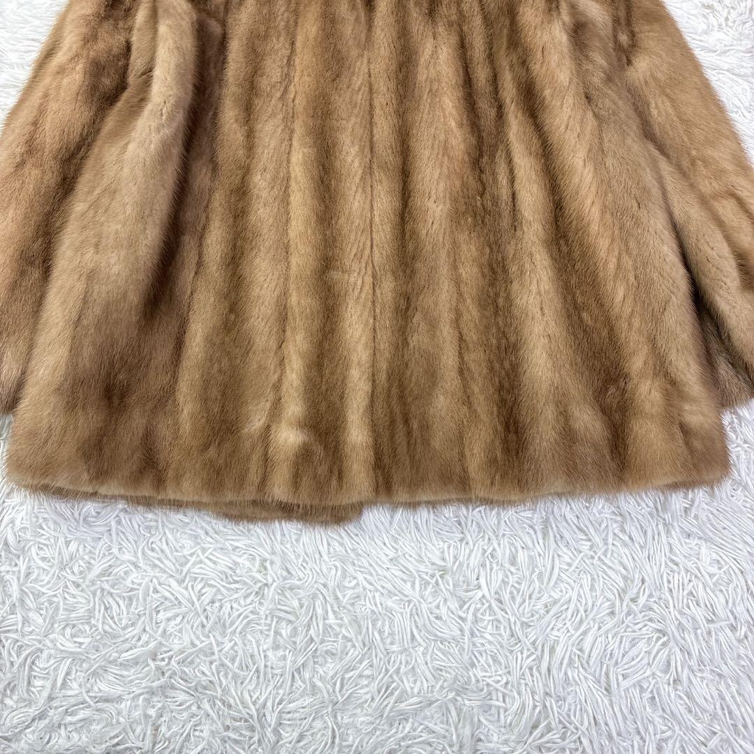 SAGA MINKサガミンク　ミンクファーコート　銀タグ　高級　Lサイズ