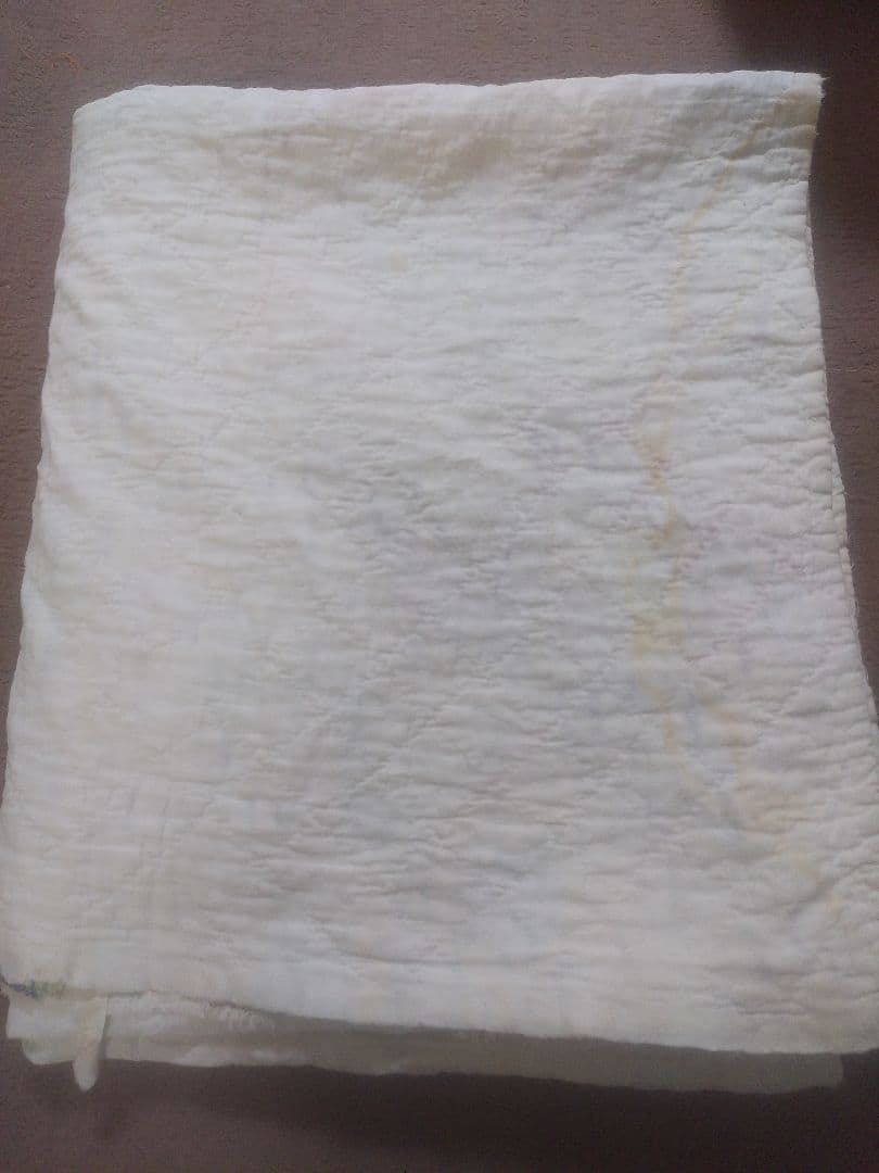 1点モノ★ヴィンテージキルト★キルティング生地パッチワークシーツサンタモニカ渋谷