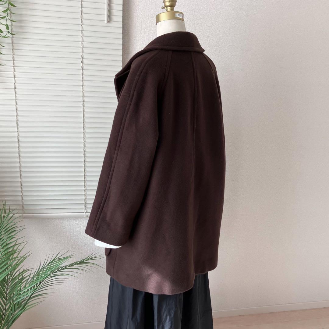 【新品】【23AW】SLOBE IENA メルトンビッグPコート スタンドカラー