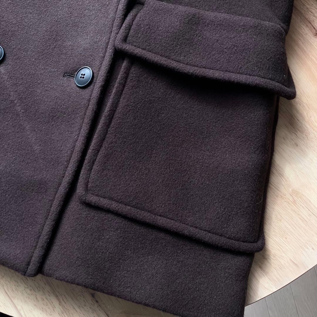 【新品】【23AW】SLOBE IENA メルトンビッグPコート スタンドカラー