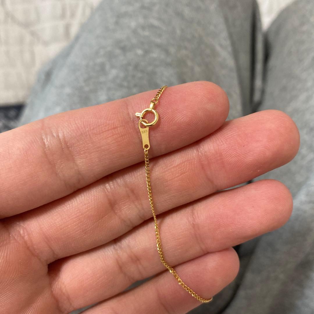 K18金ネックレス45cm 1.2mm約0.95g