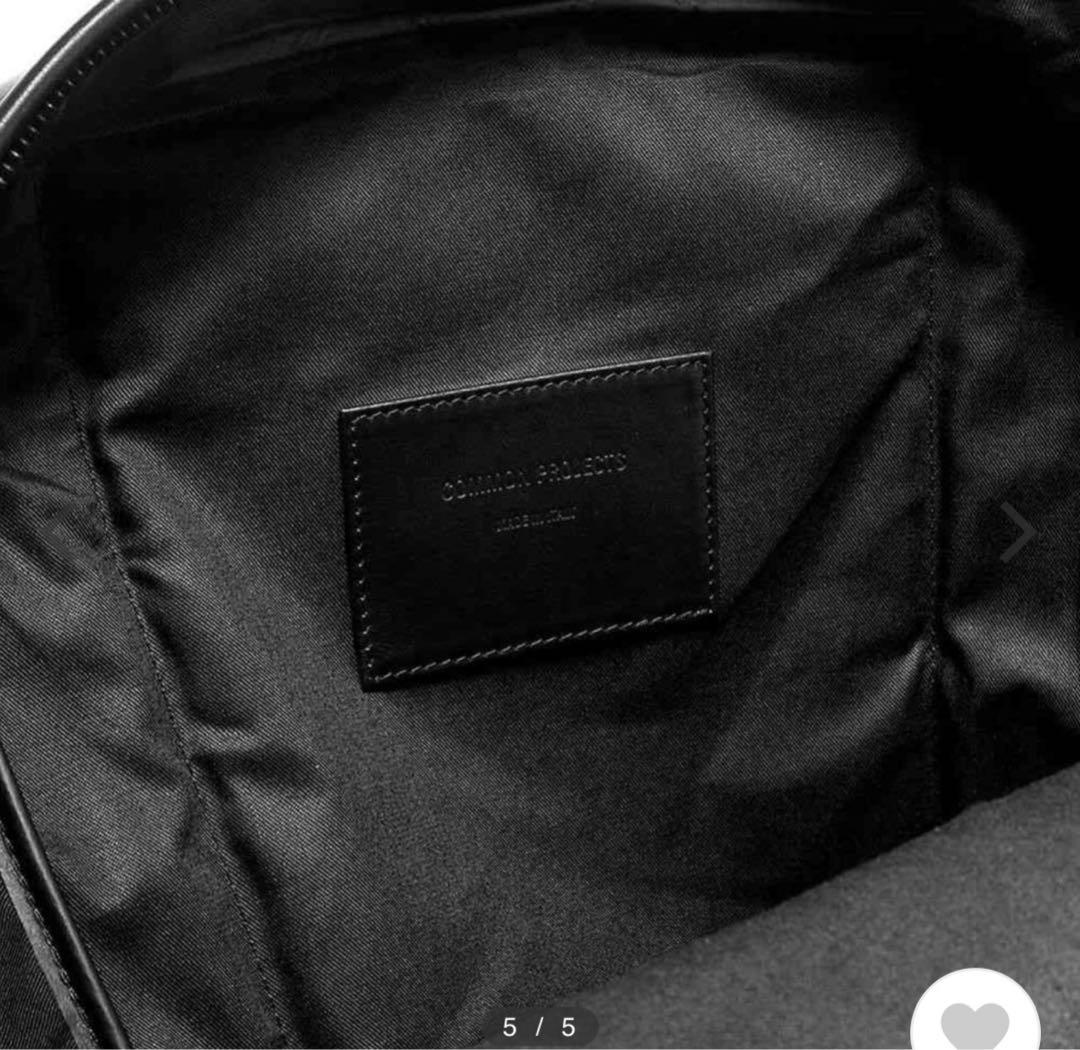 コモンプロジェクト ブラックレザーバックパック