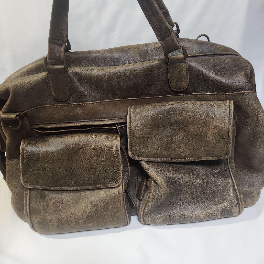 【りと】L L BEAN ブラウン レザーボストンバッグ