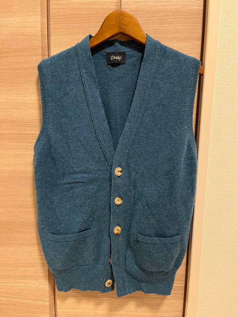 最終値下げ　Drake's ニットベスト