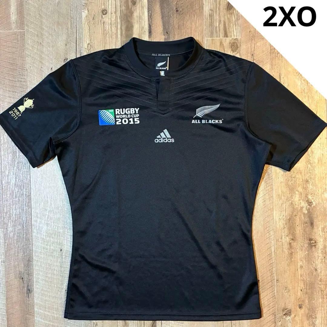 adidas ラグビーW杯公式　オールブラックス　ユニフォーム　メンズ　L