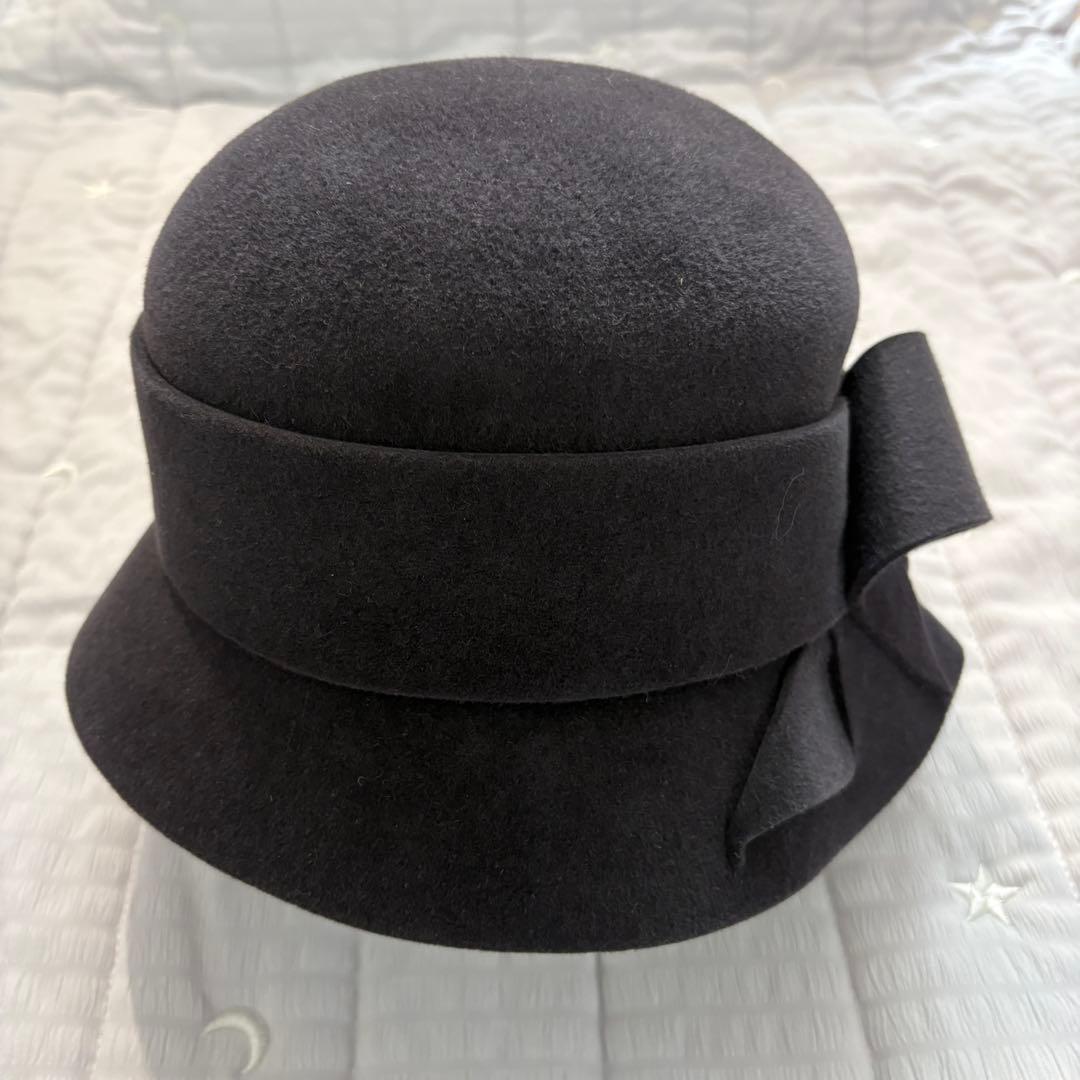 Maxim ラビットウール フェルト クラシカルリボンハット 帽子 日本製