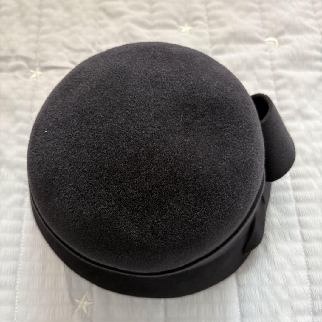 Maxim ラビットウール フェルト クラシカルリボンハット 帽子 日本製