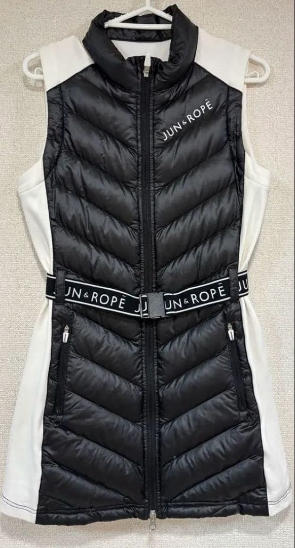JUN&ROPE’ ジュンアンドロペレディース ダウンワンピース　S ブラック
