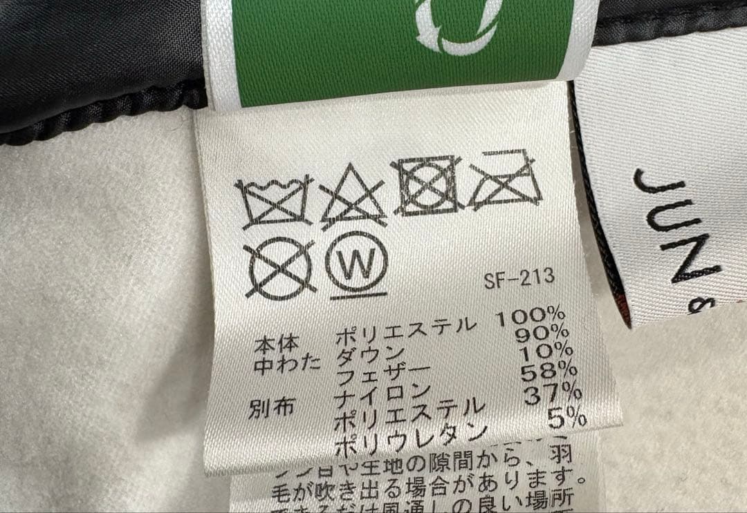 JUN&ROPE’ ジュンアンドロペレディース ダウンワンピース　S ブラック