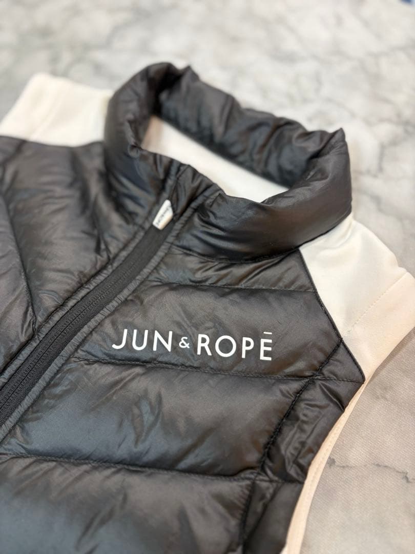 JUN&ROPE’ ジュンアンドロペレディース ダウンワンピース　S ブラック