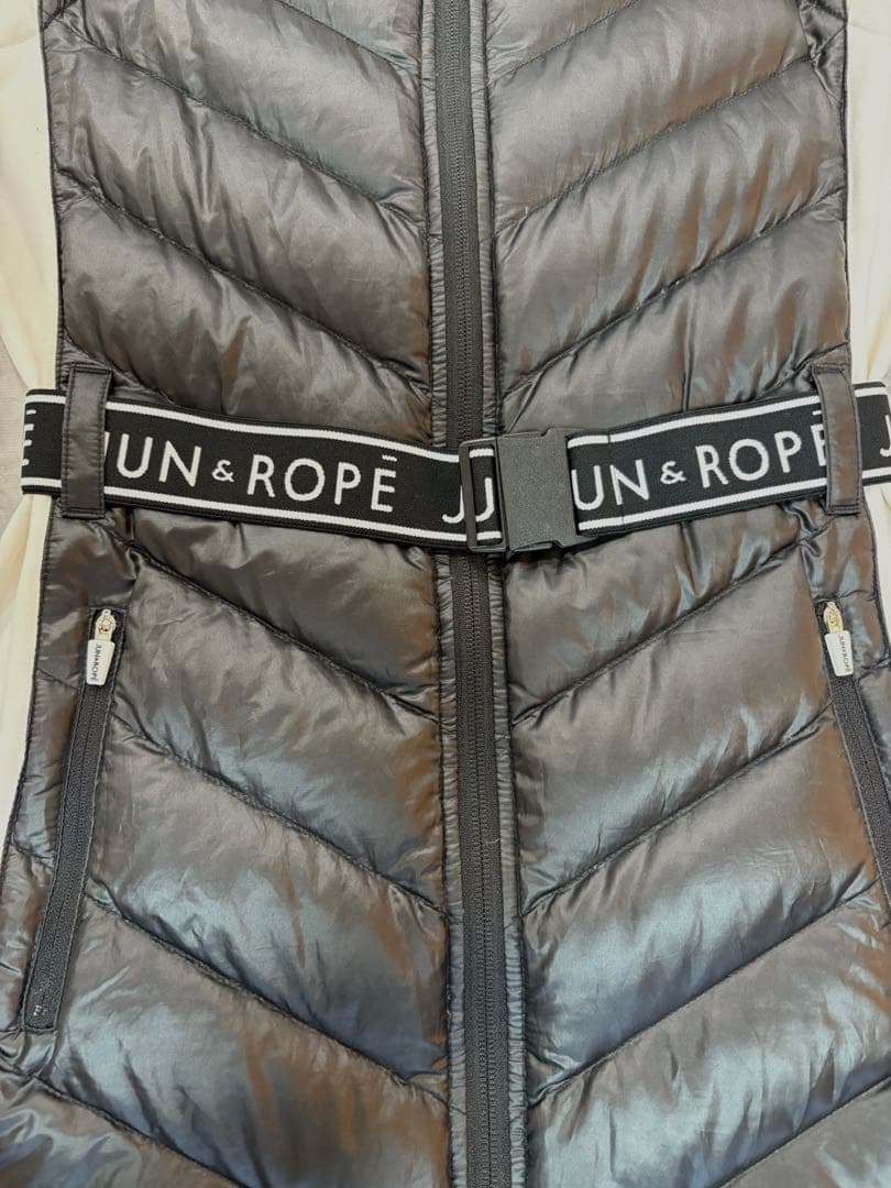 JUN&ROPE’ ジュンアンドロペレディース ダウンワンピース　S ブラック