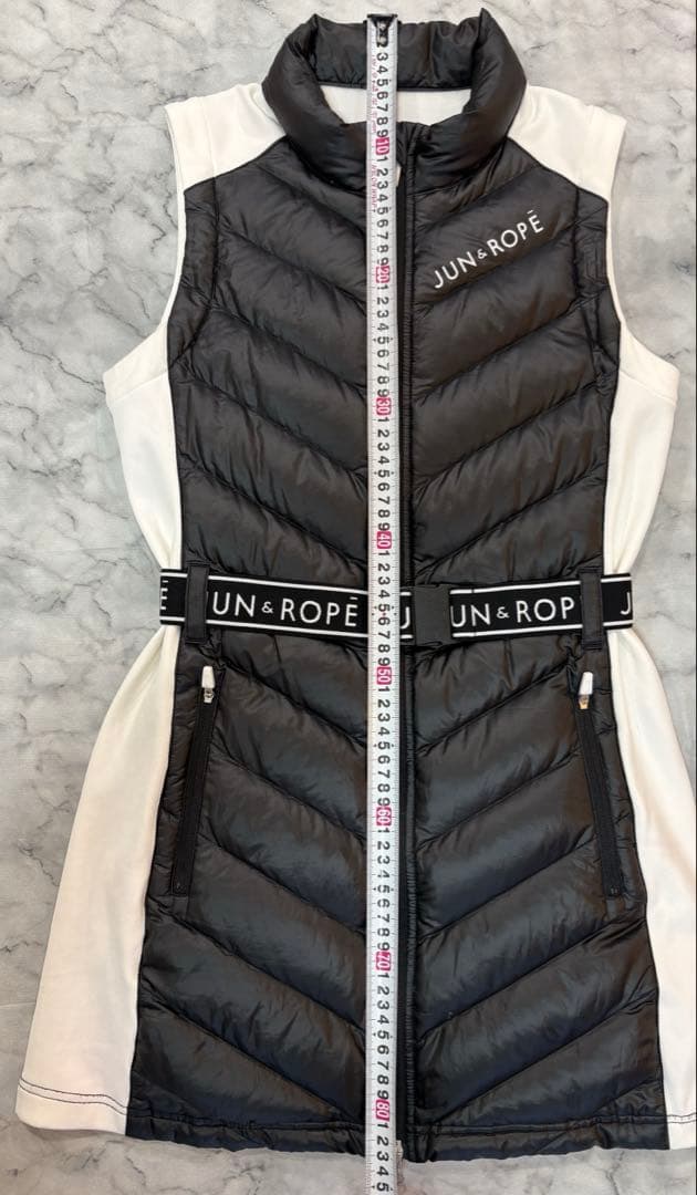 JUN&ROPE’ ジュンアンドロペレディース ダウンワンピース　S ブラック