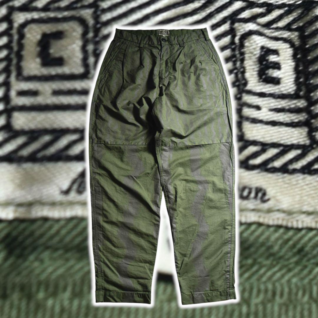CAVEMPT tiger stripe camo pants ツータック 裏原