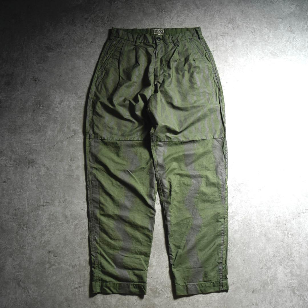 CAVEMPT tiger stripe camo pants ツータック 裏原