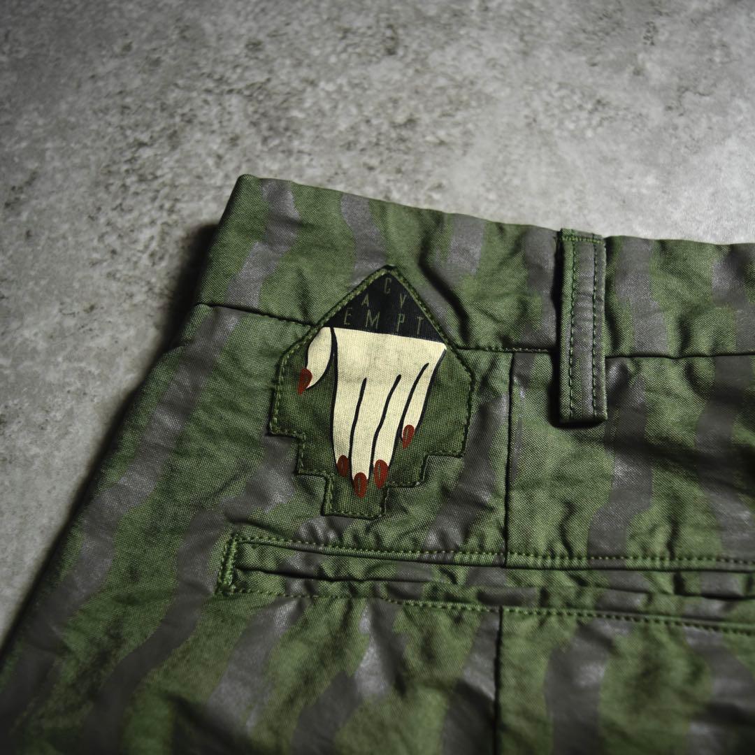 CAVEMPT tiger stripe camo pants ツータック 裏原