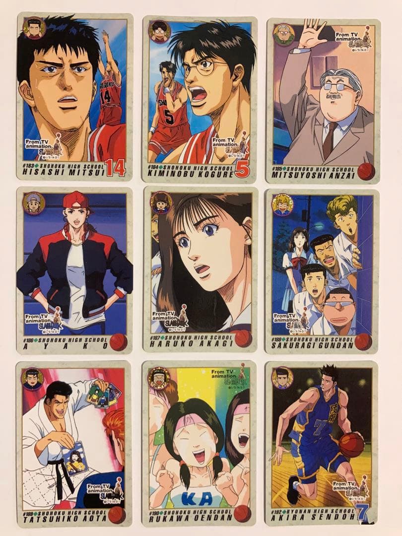 美品 スラムダンク カードダス 本弾 第5弾 ３９枚セット
