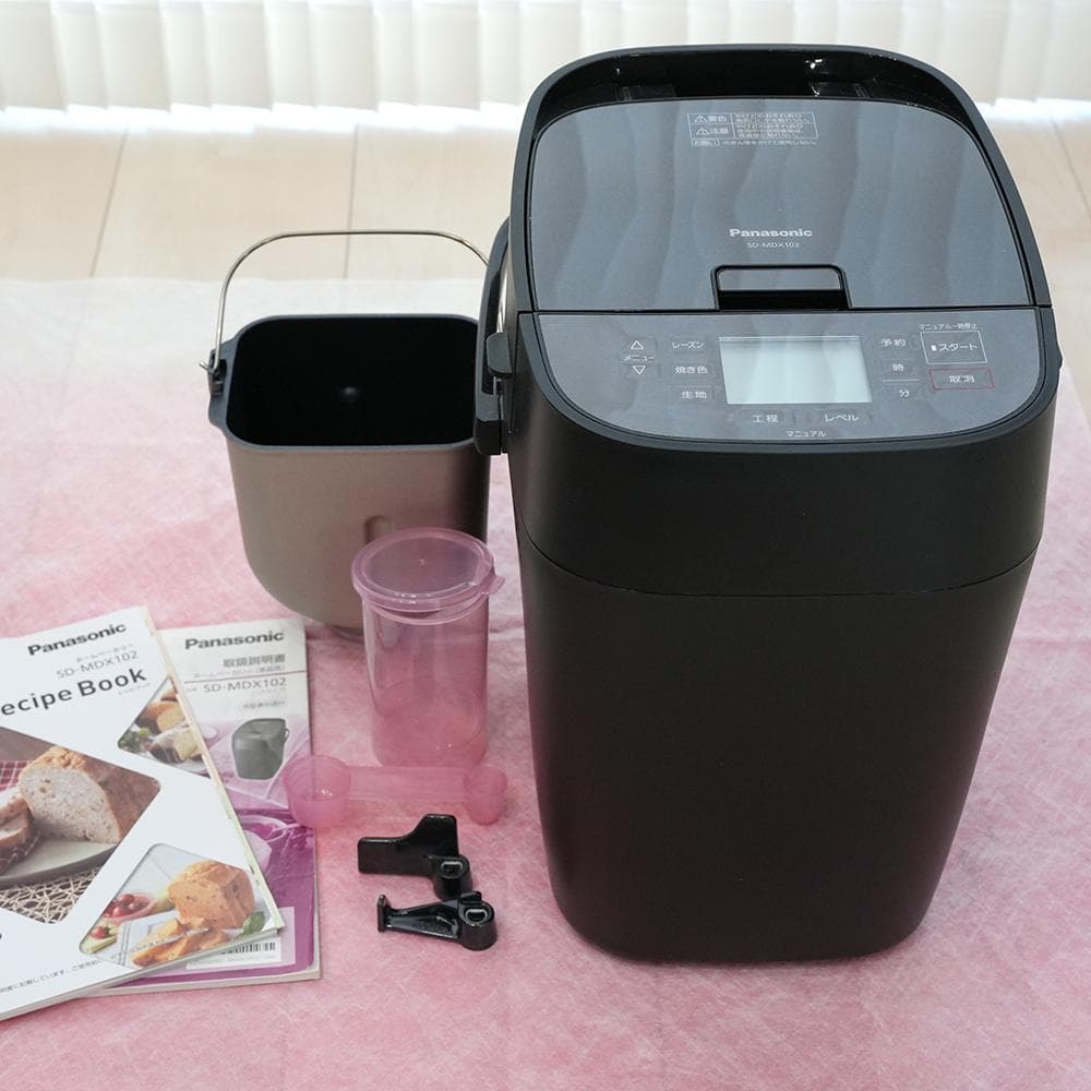【美品】Panasonic ホームベーカリー ブラック SD-MDX102